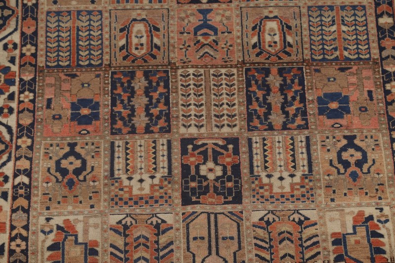 Garden Design Vintage Area Rug 7x10 Ft Hand-Knotted Tribal Oriental Wool Carpet gallery