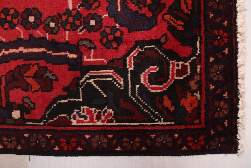 Vintage Traditional Hand-Knotted Area Rug 5'6" x 8'9" Oriental Wool Carpet gallery