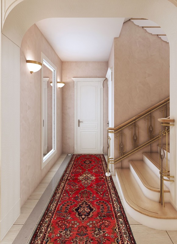 3'8" x 10'0" Vintage Hand-knotted Runner Rug Traditional Oriental Wool Carpet gallery