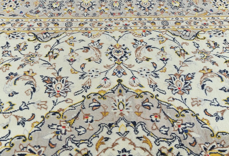 Vintage Cream Oriental Wool Rug 6'4X9'6 ft Traditional Floral Dining Room Carpet gallery