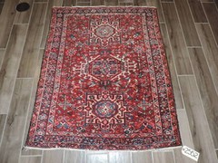 4x5ft. Handmade Semi Antique Karaje Wool Rug