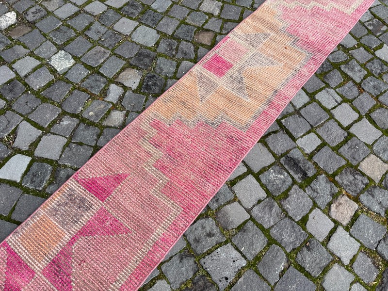 Runner rugs, Runner rug, Handmade, Turkish rug, Vintage, Wool rug | 1,4 x 10,2ft gallery