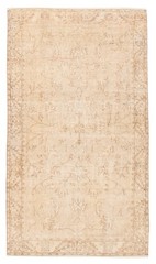 Vintage Hand-Knotted Area Rug 3’8″ x 6’6″ Traditional Oriental Wool Carpet