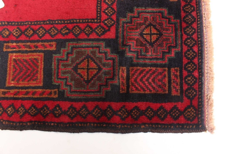Vintage 3'11" x 6'4" Traditional Hand Knotted Vegetable Dye Wool Area Rug gallery