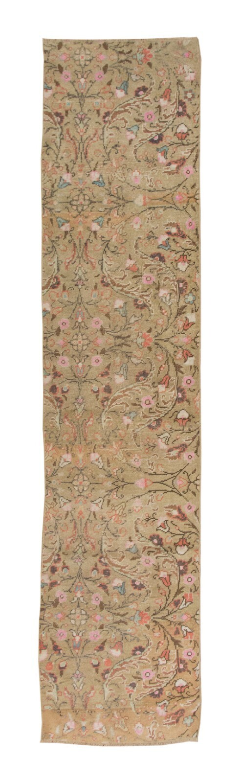 Runner Rug,Turkish Runner,Vintage Runner,Oushak Rug,Floor Rug, 2'5 X 10'7 feet gallery