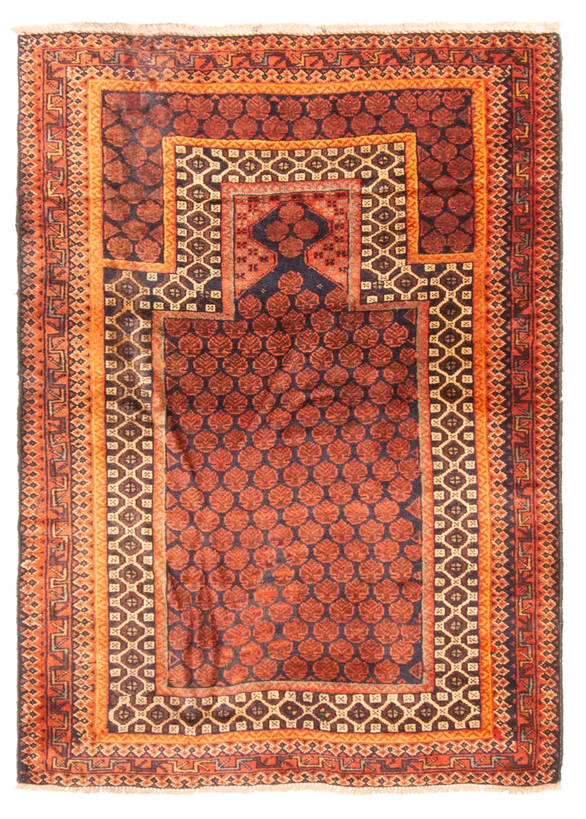 Vintage Traditional Hand-Knotted Area Rug 2'11" x 4'1" Oriental Wool Carpet gallery