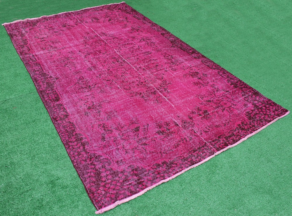 Turkish Rug 75''x121'' Handknotted Color Transition Modern Rug 6'2''x10'1''