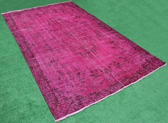 Turkish Rug 75”x121” Handknotted Color Transition Modern Rug 6’2”x10’1”