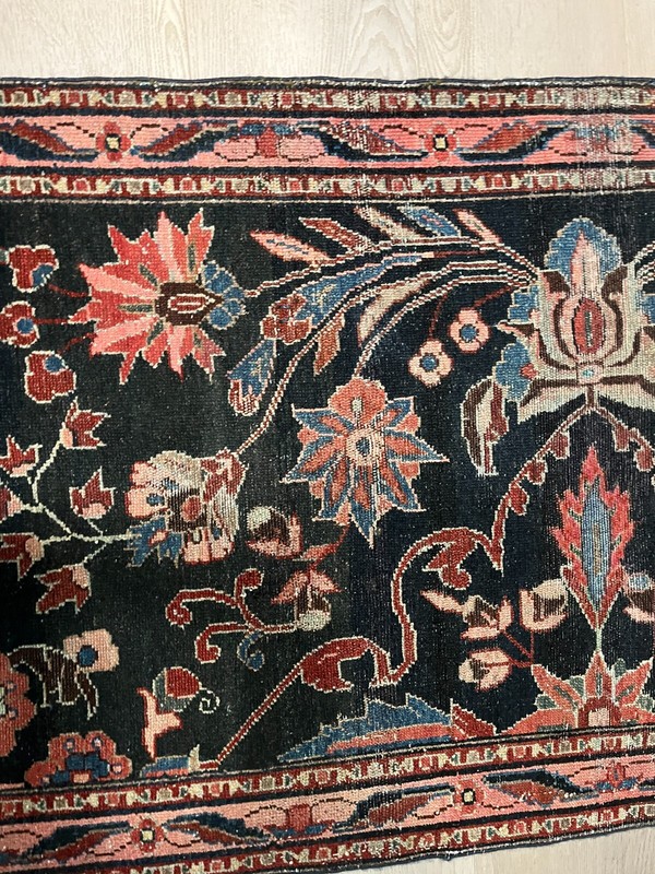 Art Nouveau/Art Deco- Antique Handwoven Malayer Oriental Rug 2.8ft x 9ft Runner gallery