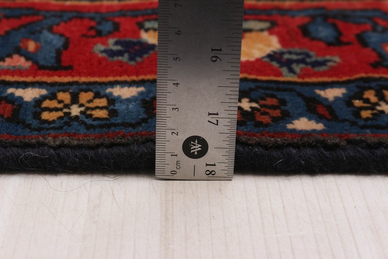 3'7" x 10'1" Vintage Hand-knotted Runner Rug Traditional Oriental Wool Carpet gallery