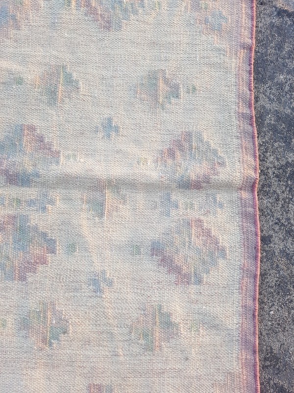 Vintage Traditional Handmade Beautiful Afghani Kilim Floor Rug Carpet 130x68 cm gallery
