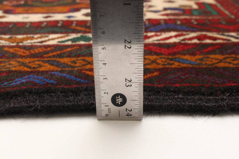 Vintage Hand-Knotted Area Rug 3'11" x 6'9" Traditional Oriental Wool Carpet gallery