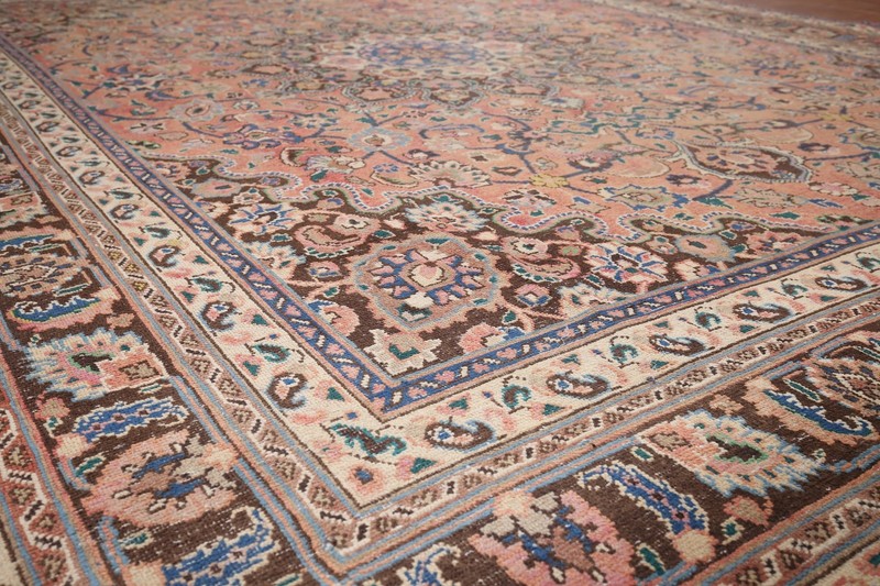 Distressed Traditional Handmade Area Rug 10x13 Ft Floral Medallion Wool Carpet gallery