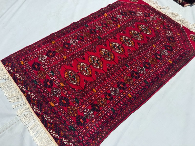 3x4 Hand Knotted Tribal Vintage Wool Area Rug Bokhara Traditional Persian Carpet gallery