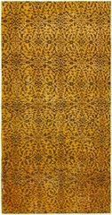 Vintage Light Brown Traditional 3’10” x 7’5″ Hand-Knotted Oriental Wool Area Rug
