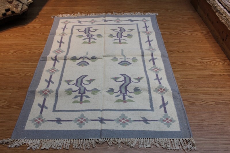 4' x 6' handmade carpet hand-woven rug CLOSE OUT SALE PRICE gallery