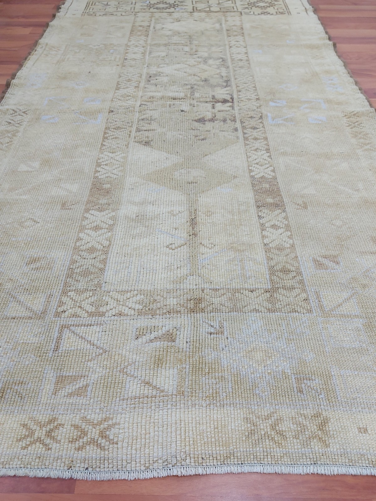 Antique 4x6 Antique Rug Oriental Beige Rug Turkish Pale Wool Rug Free Ship Rug gallery