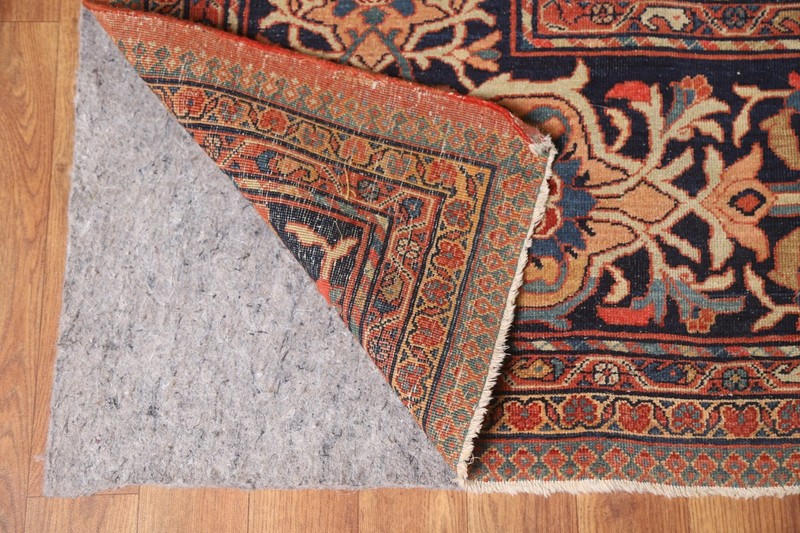 Masterpiece Antique Open Filed Rug Palace Size Handmade Pre-1900 Carpet 14x20 gallery