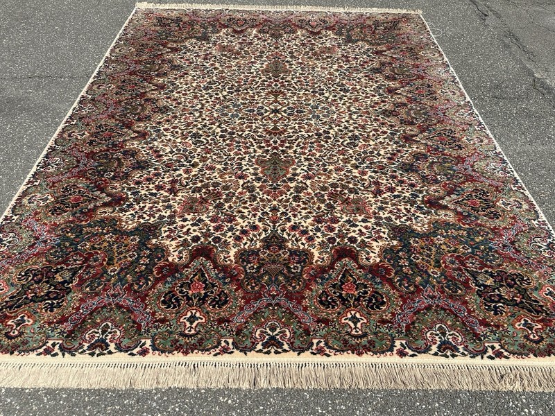 AUTHENTIC MINT KARASTAN FLORAL KIRMAN RUG 8.8x12 PATTERN #742 WE HAVE OTHERS gallery