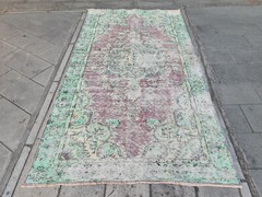 Vintage Turkish Rugs – 5×9 Feet Rug – Area Rug – Oversized Rug – Handmade Rug