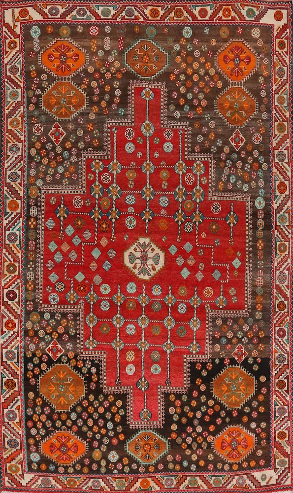 Vintage Geometric Nomadic Hand-made Traditional Living Room Rug Area Carpet 6x10
