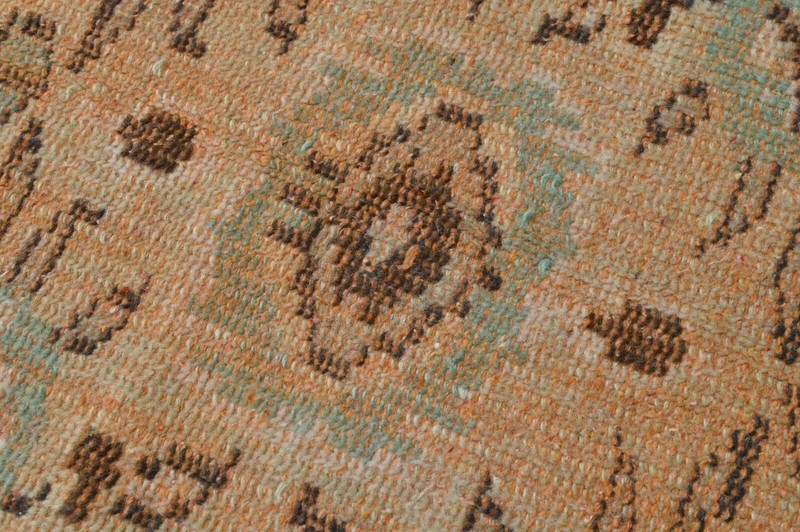 Oushak Turkish Vintage Rug 5x8 Kilim Rug Anatolian Handmade Boho Decor ORANGE gallery