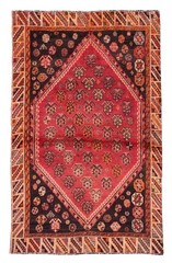 Vintage Hand-Knotted Area Rug 4’9″ x 7’10” Traditional Oriental Wool Carpet