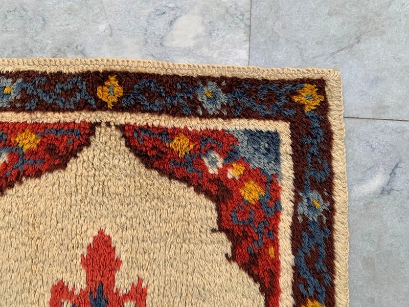 Vintage Mid-Century Scandinavian: Long-Pile Rya Shags, Traditional Rug (2x4 ft.) gallery
