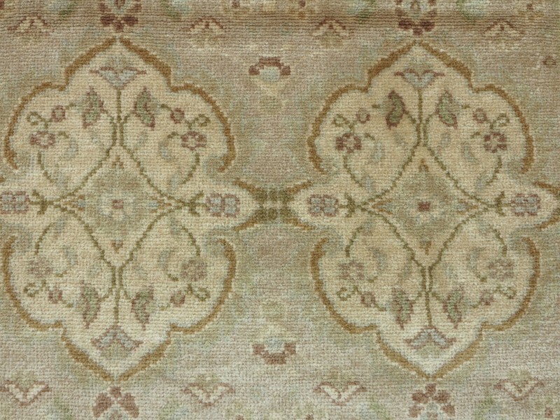 Turkish Oushak Handmade Carpet Runner Rugs, Wool Long Rug, Corridor Rug 34"X195" gallery