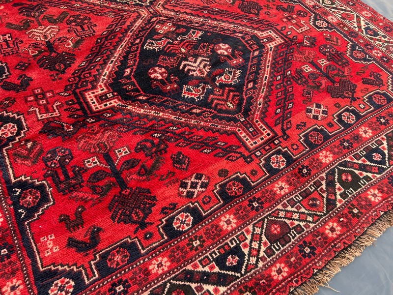 5'9 x 8'2 ft Vintage Turkish-Inspired Medallion Design Soft Wool Rug Bedroom Rug gallery