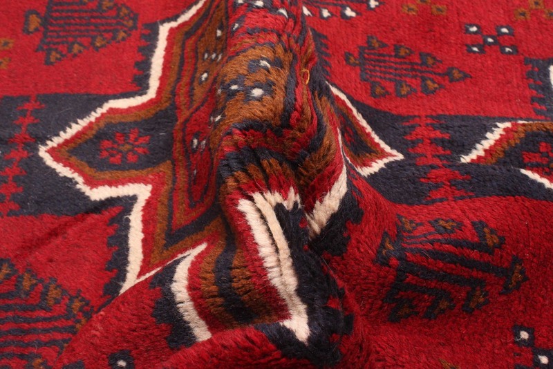 Vintage Hand-Knotted Carpet 3'7" x 5'10" Traditional Oriental Wool Area Rug gallery