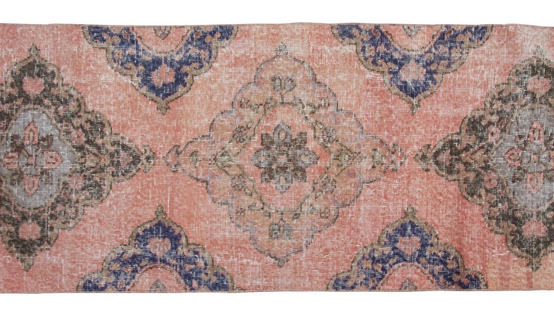 Turkish Runner,Vintage Runner,Oushak Rug,Floor Rug,Runner Rug, 2'6 X 13'11 feet gallery