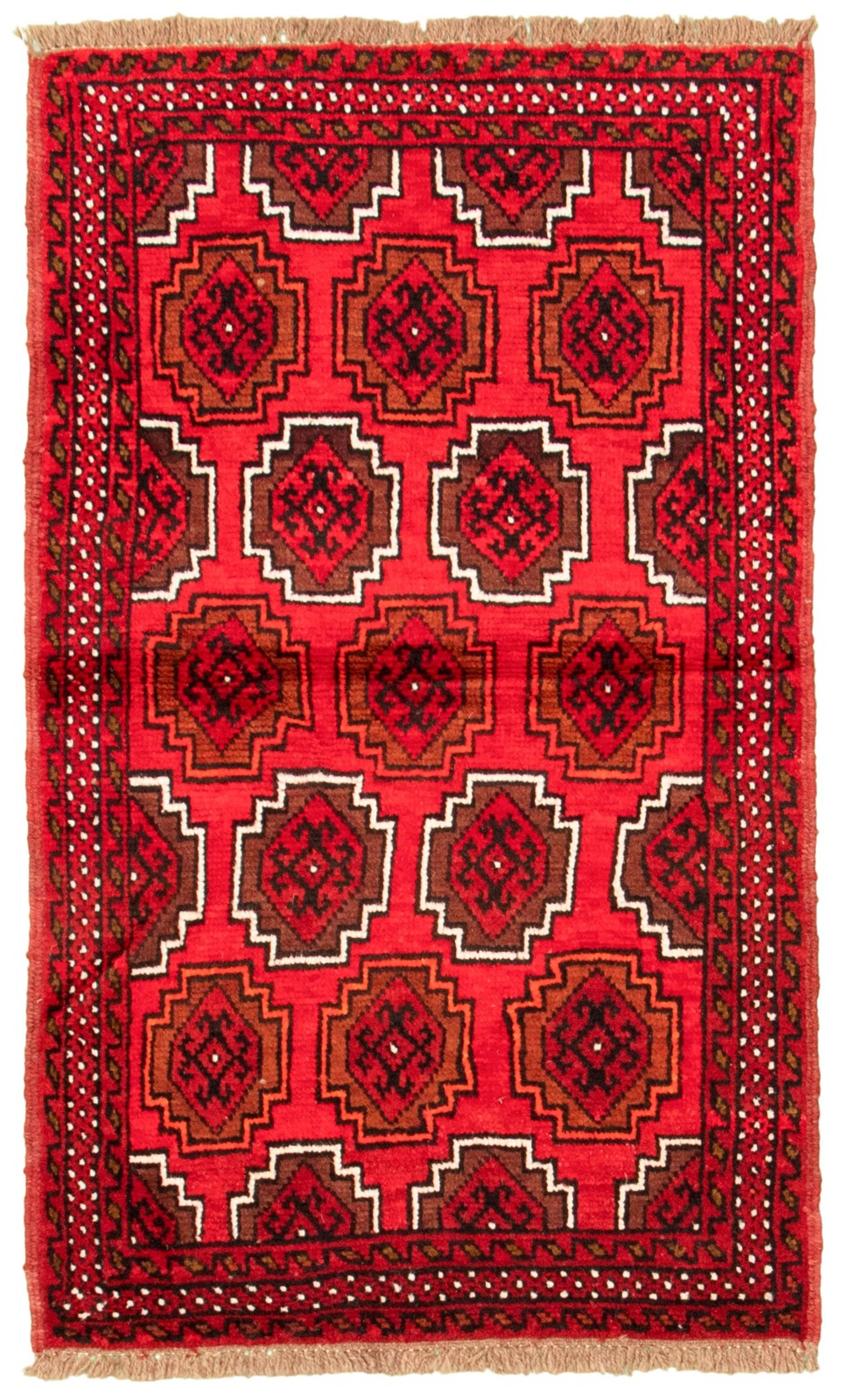 Vintage 3'5" x 5'6" Traditional Hand Knotted Vegetable Dye Wool Area Rug gallery