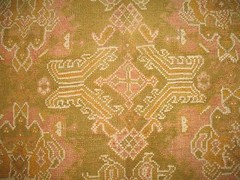 Antique Most Decorative Turkish Ushak Oushak Gallery Rug Size 6’3”x12’6”