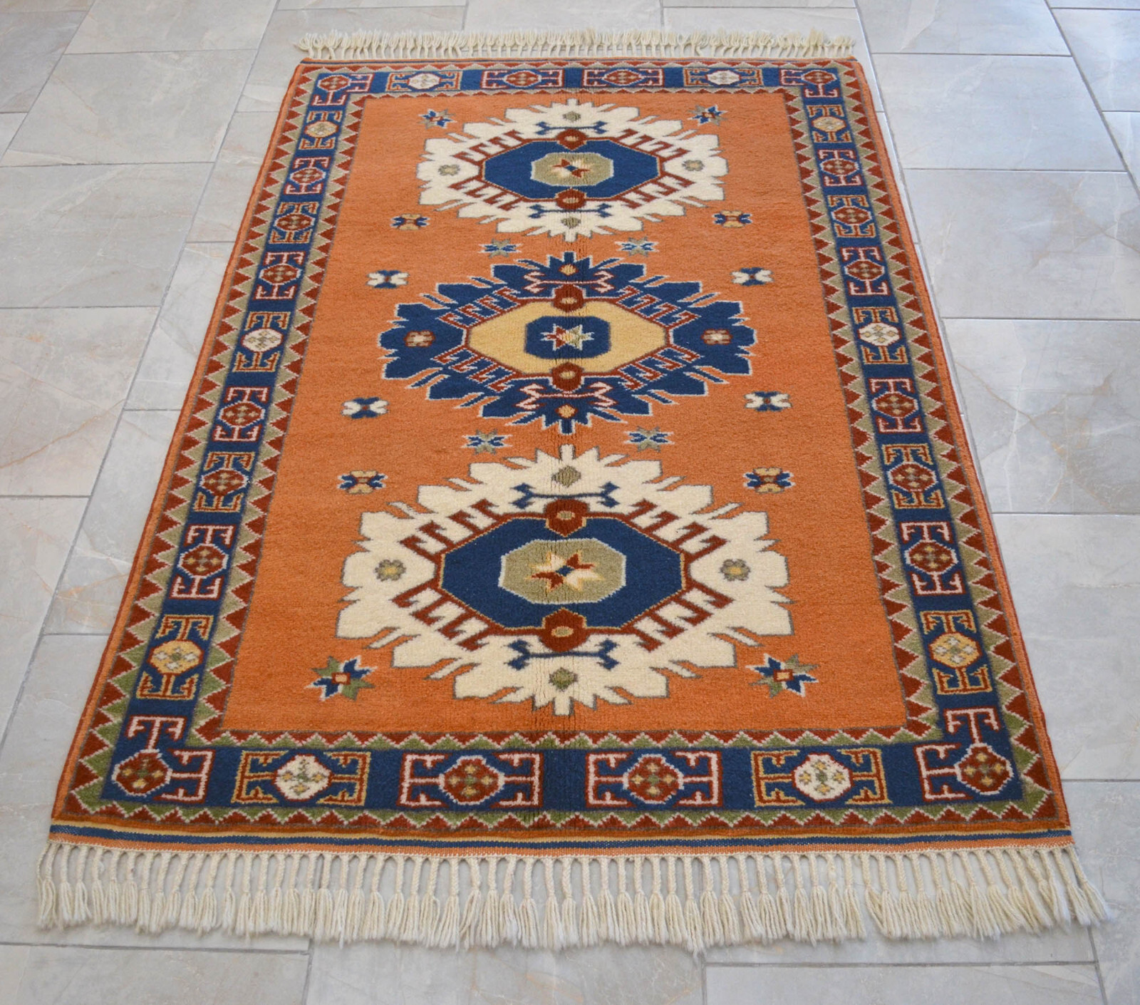 4 x 6 Rug, NEW Rug, Hand Made Rug Oushak Rug, Turkish Rug, Actual 3.7 x 5.6 gallery