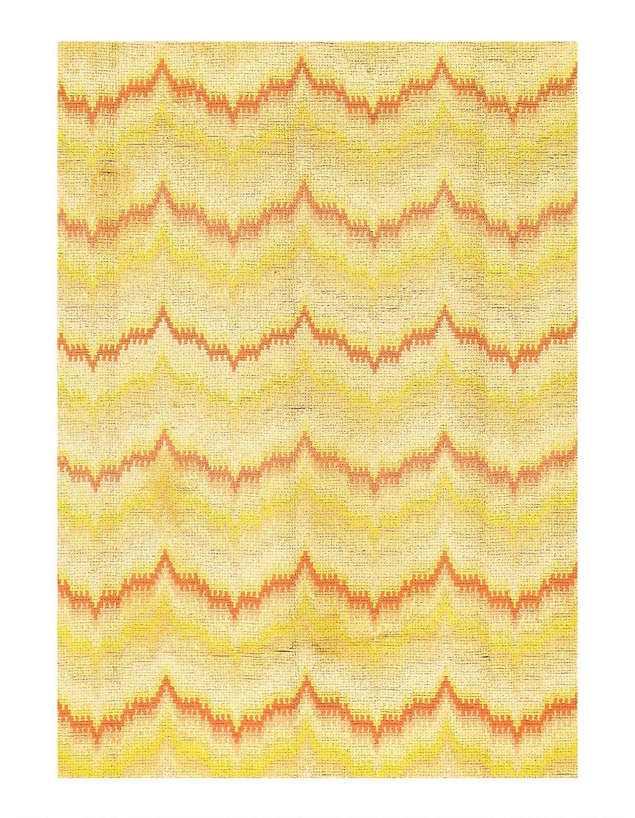Antique Hand Knotted Spain art deco rug 6'3'' X 8'11'' gallery