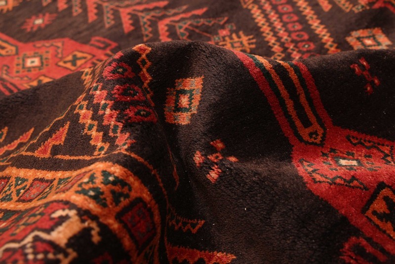Vintage 4'0" x 8'7" Traditional Hand Knotted Vegetable Dye Wool Area Rug gallery