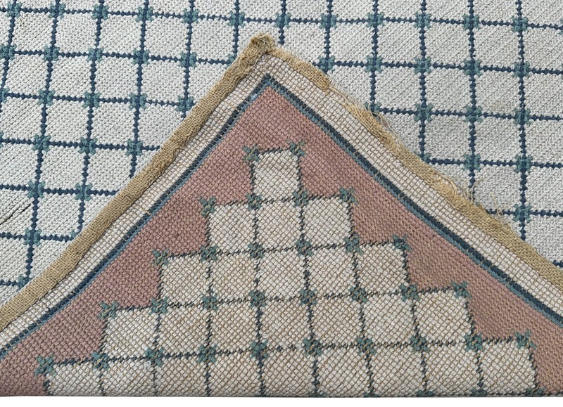 7X10 Portuguese Needlepoint Rug Flat-Woven Tapestry Edge Fraying 201cm x 305cm gallery