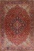 Vegetable Dye Traditional Red Area Rug 9x11 Ft Hand-Knotted Oriental Wool Carpet gallery