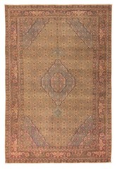 Traditional Vintage Hand-Knotted Carpet 6’4″ x 9’4″ Wool Area Rug