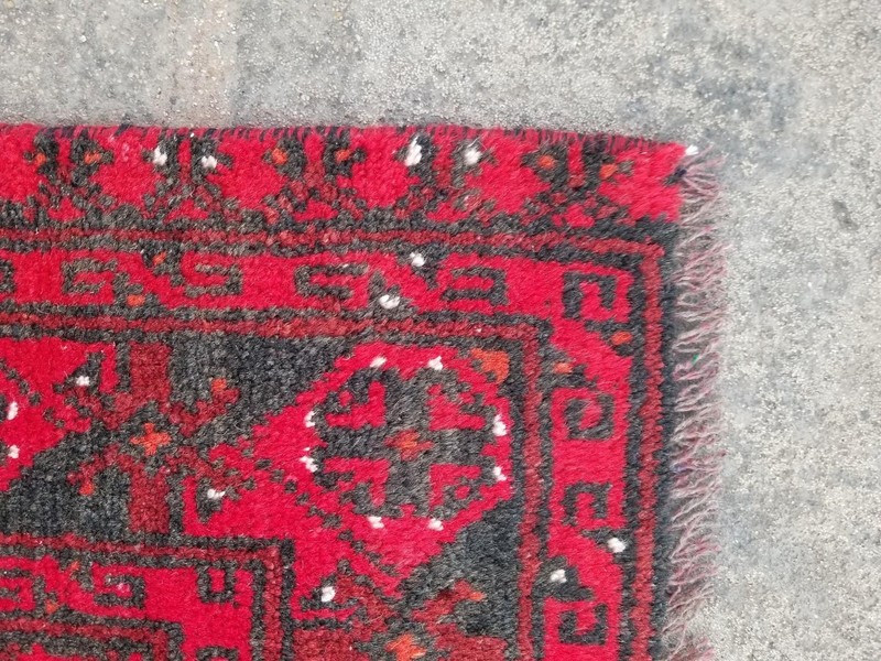 Vintage Handmade Pakistani Bokhara Wool Multicolor Runner Rug 318 x 117 cm gallery