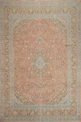 Floral Traditional Vintage Area Rug Hand-knotted 10×12 Wool Living Room Carpet