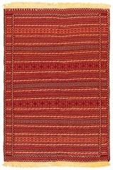 Vintage 3’5″ x 5’1″ Traditional Wool Hand Woven Oriental Area Rug
