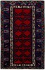 Vintage Hand-Knotted Carpet 4'11" x 8'6" Traditional Oriental Wool Area Rug gallery