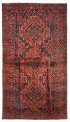 Traditional Vintage Hand-Knotted Oriental Carpet 3’10” x 6’11” Wool Area Rug