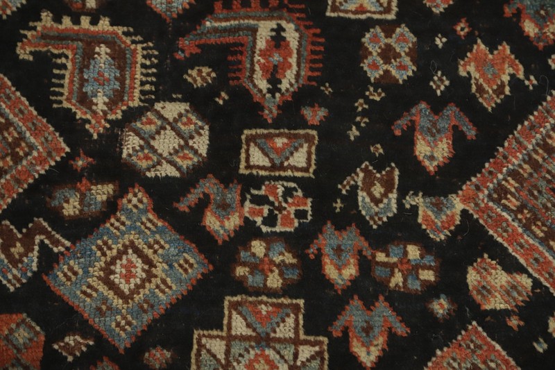 Antique Vegetable Dye Tribal Traditional Rug 4x8 ft Hand-knotted Wool Carpet gallery