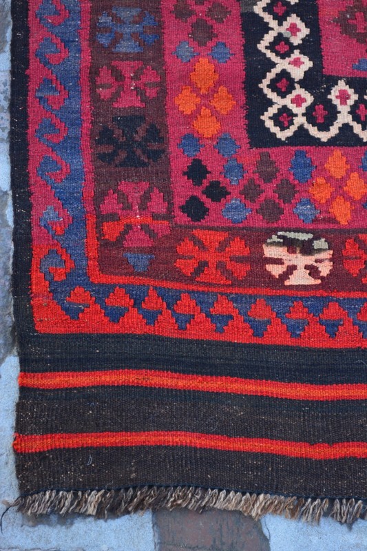Afghan Handmade Vintage Tribal Maimana kilam Size 306X180 Cm gallery