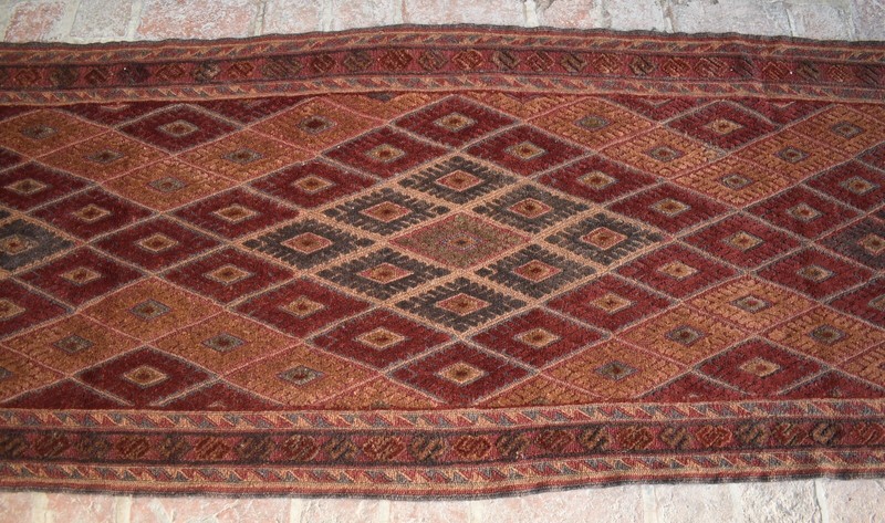 3x12 Ft Handmade Vintage Afghan Moshvani Hallway Runner Persian Wool Tribal Rug gallery