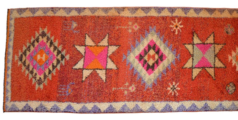 Turkish Runner Rug, HandMade Rug, Tribal Rug Ethnic Rug 3 x 13 ft Kitchen Runner gallery