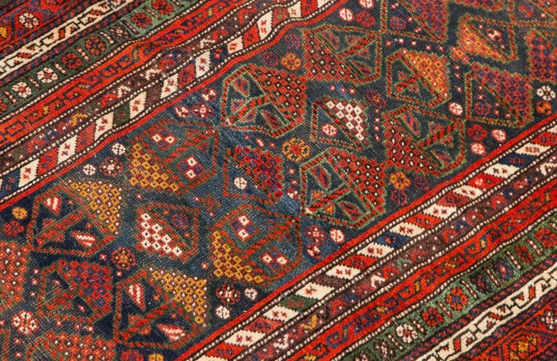 60+ Years Old Vintage Turkish Oushak Rug Runner 116x484 cm (3'10"x15'10") gallery